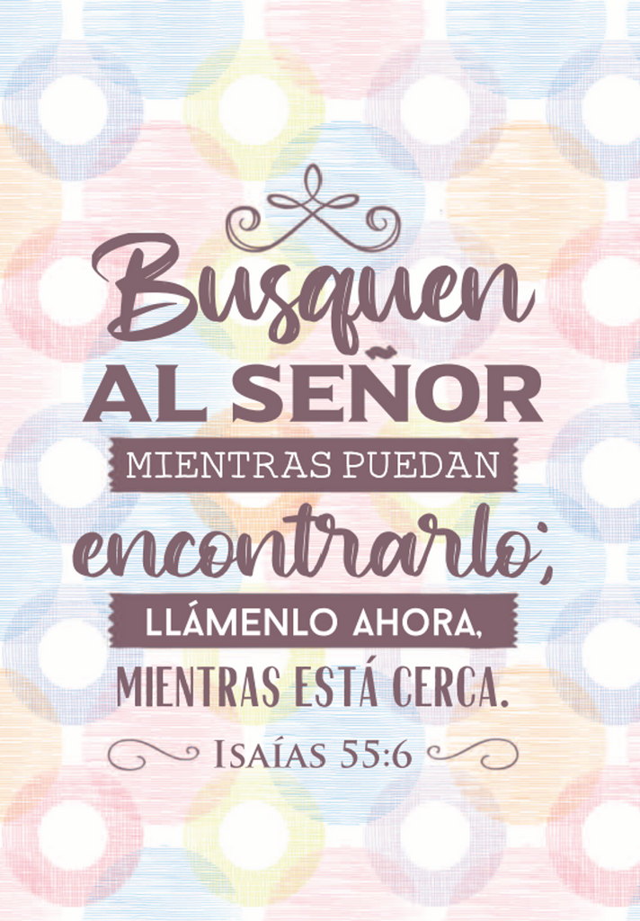 Busquen al Señor - Isaías 55:6 - Diario y Cuaderno de Notas