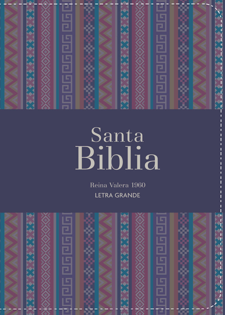 Biblia RVR 1960 Compacta Letra Grande 11 puntos Símil Piel Andina Morado