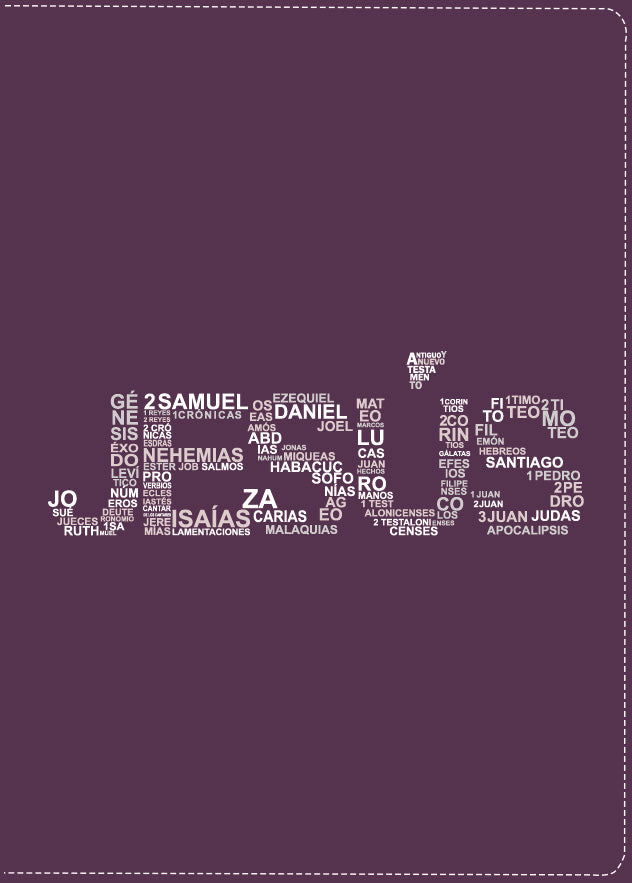 BIBLIA RVR 1960 BOLSILLO SIMIL PIEL JESUS MORADO