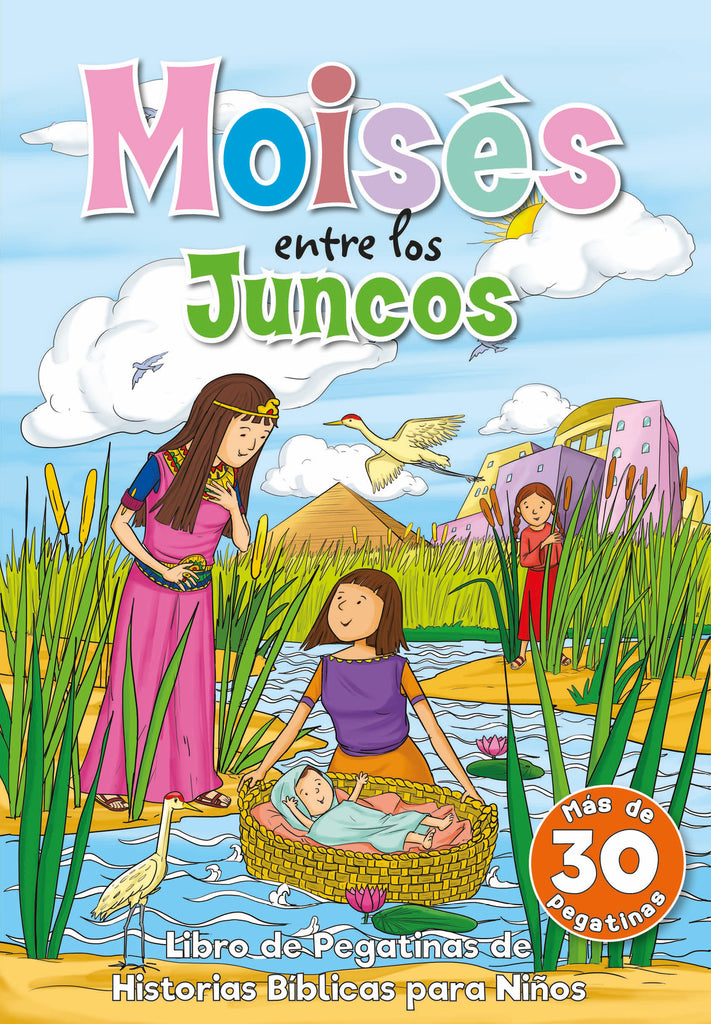 Moises entre los Juncos Libro de Pegatinas